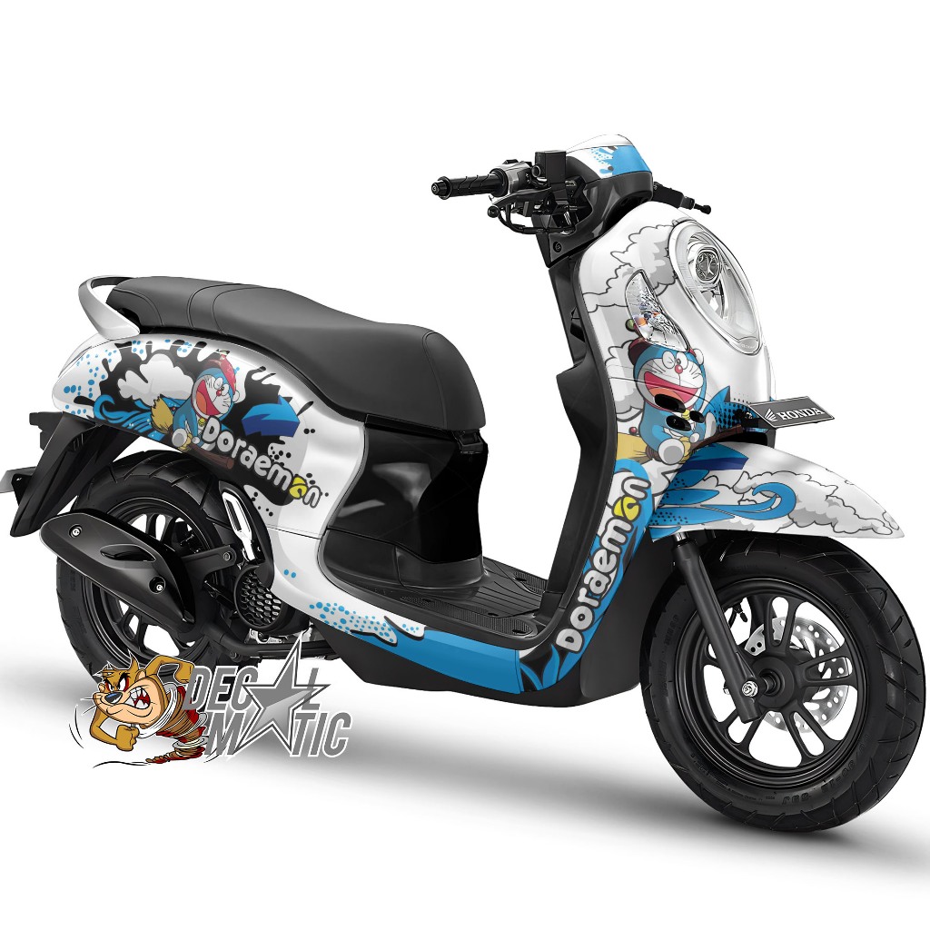 Decal Scoopy Full body Scoopy  Stiker full body Scoopy FI 2012 - 2016 FI EPS 2017-2019 Prestige 2020