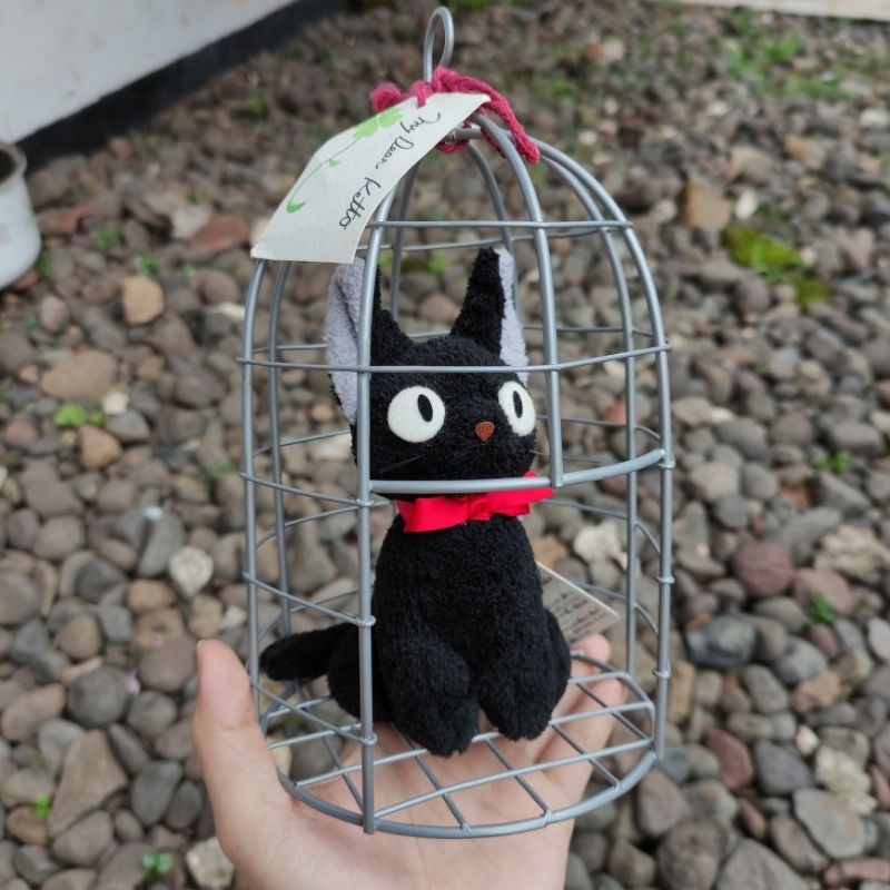 Jiji Kandang Duduk - Jiji Sangkar - Jiji Boneka Kiki Delivery Service - Jiji Boneka Kucing Hitam - M