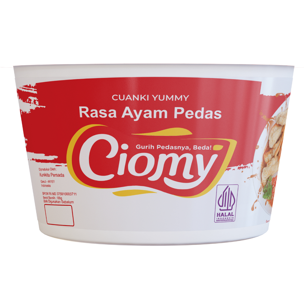 

Maknyuss1 Ciomy Non Msg Cuanki Chicken Cheese Cup Spicy Reguler Lite Tahu Lidah Kering Besar Kecil