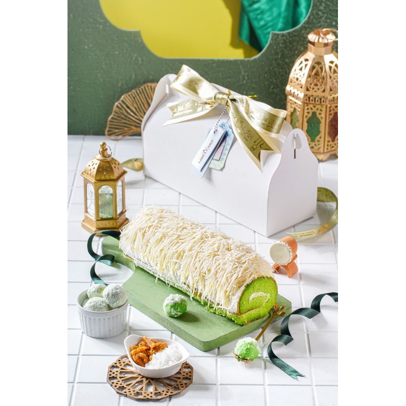 

Roll cake pandan | Hampers lebaran | Parcel lebaran | Kue lebaran