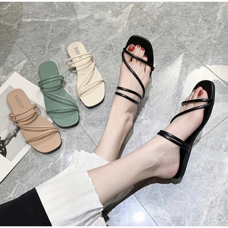 Sandal Tali flat Wanita
