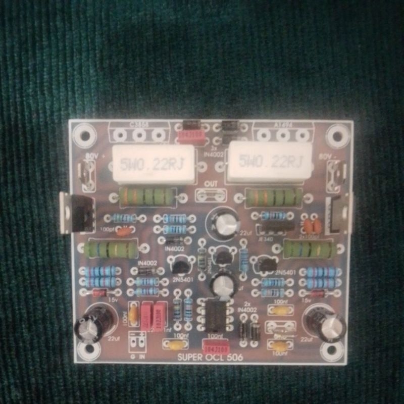 Kit driver Power amplifier SOCL 506 TEF komponen full ori berkualitas
