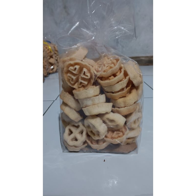 

Mentari/Kembang Goyang Rasa manis ukuran 500 gram