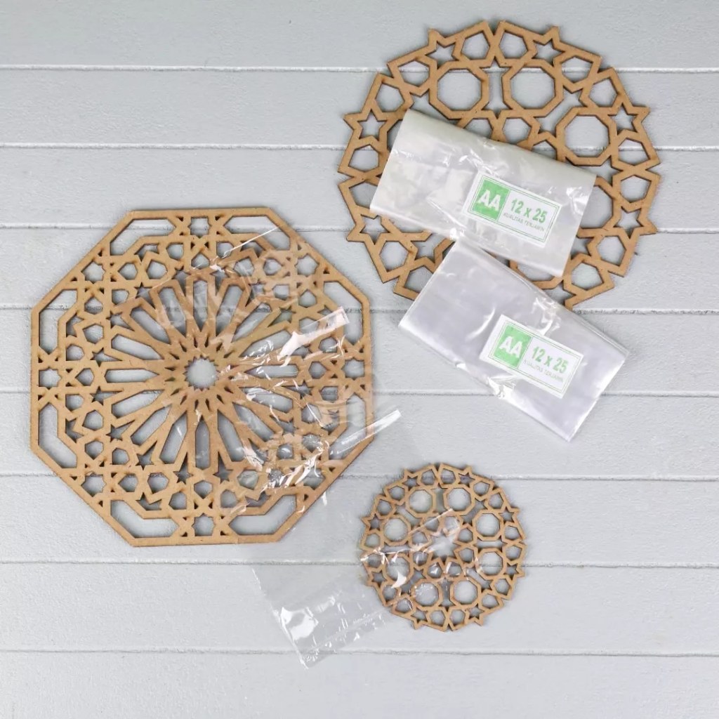 Plastik AA Bening ukuran 12x25