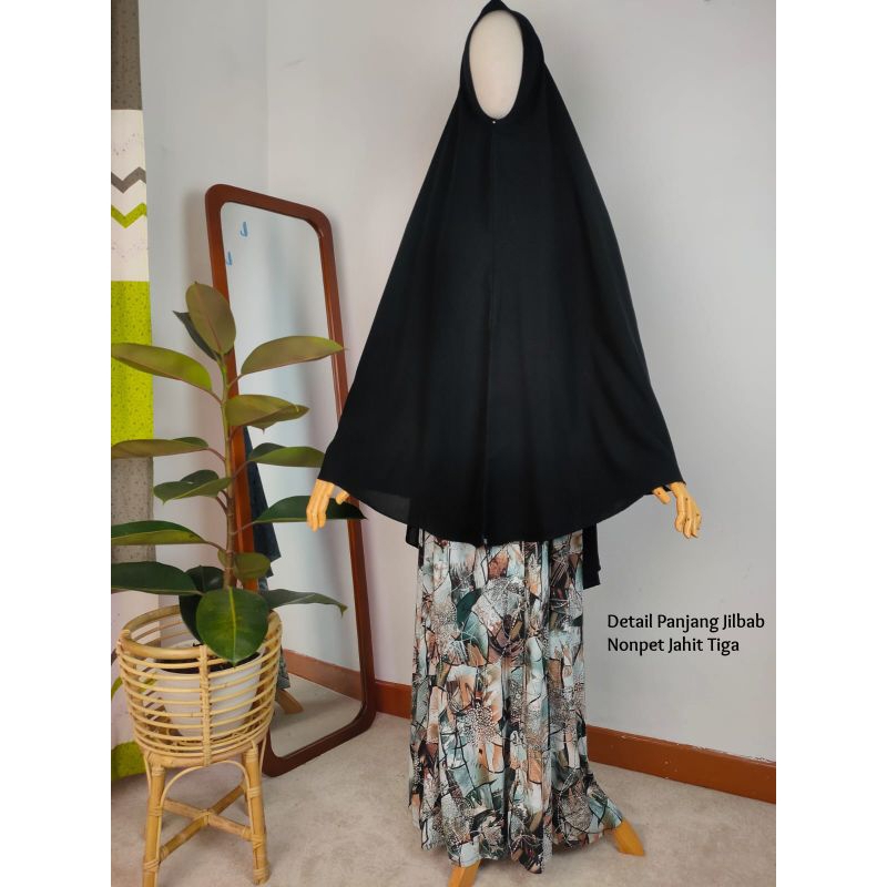 SALE STOCK ANEKA JILBAB BY RIZQUNA/NONPET KHIMAR INSTAN/JILBAB PET ANTEM RIZQUNA