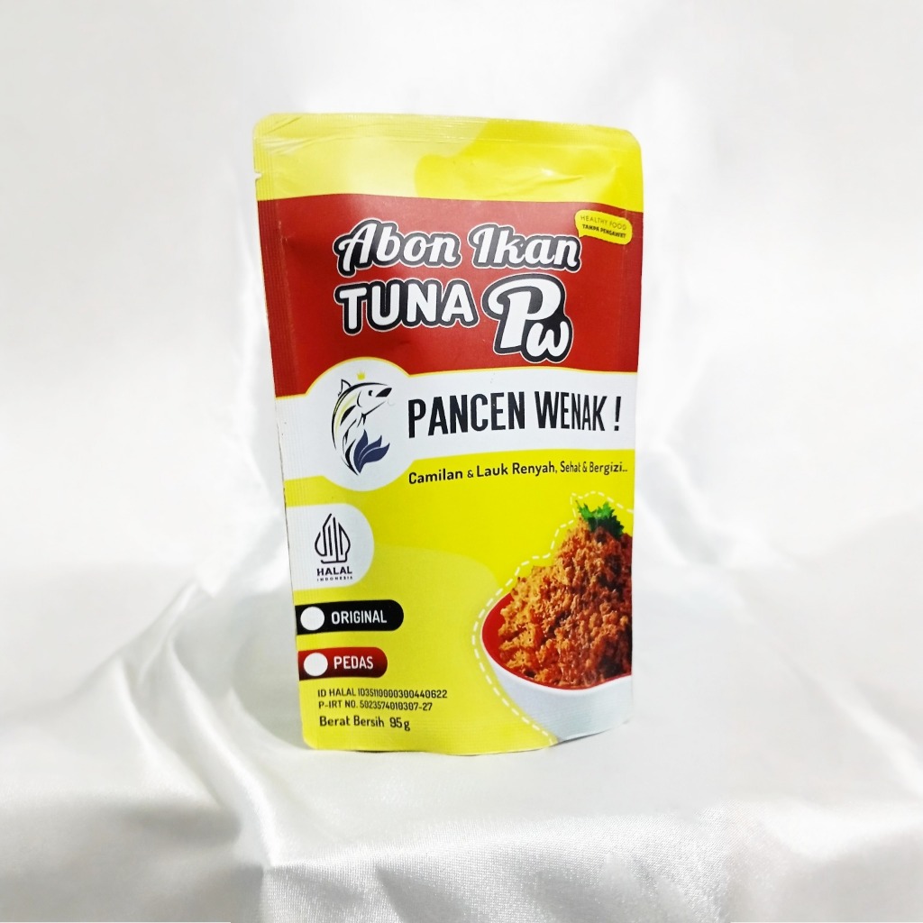 

ABON IKAN TUNA PW Berat 90 gram Tanpa Bahan Pengawet dan Kualitas Premium Camilan Kering Makanan Bergizi