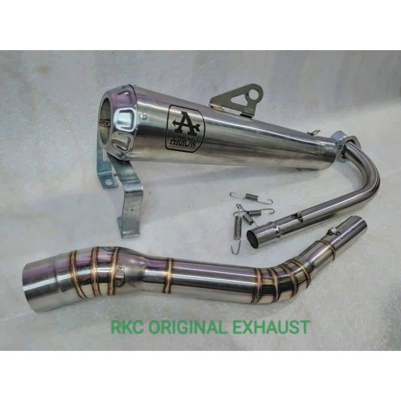 KNALPOT RACING ARROW GANTUNGAN PATEN JUPITER Z/VEGA R/SUPRA X 125/REVO ABSOLUTE/JUPITER