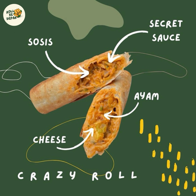 

[Frozen] Crazy Roll isi 5pcs