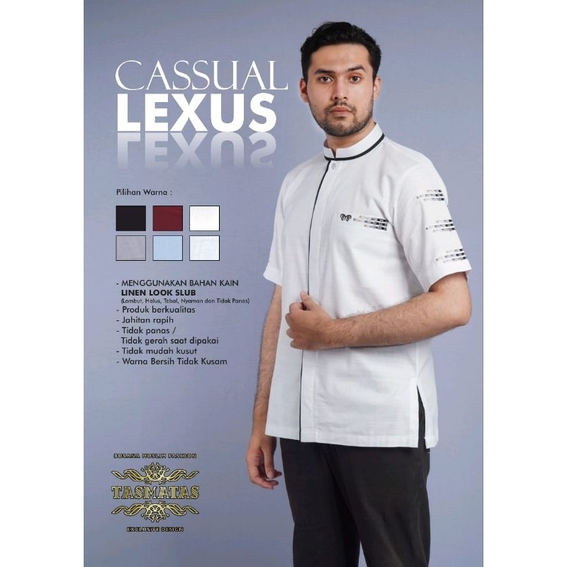 Tasmatas TERBARU Collection FASHION BAJU BUSANA MUSLIM PRIA Baju Koko Muslim Pria Katun Bordir cassu