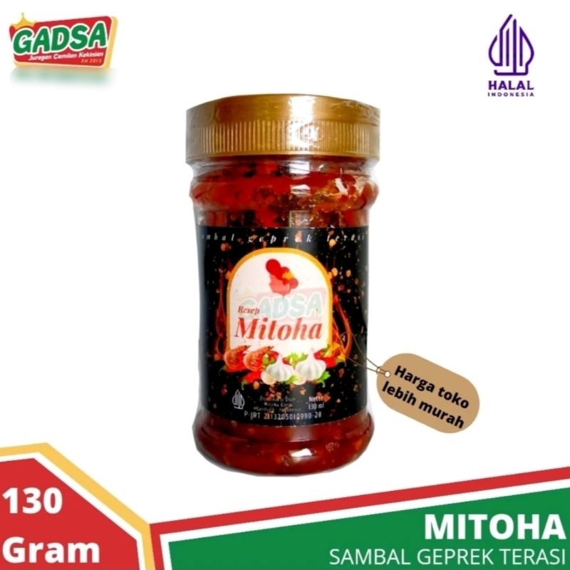 

Sambal Geprek Sambal Terasi Resep Mitoha 130 gram