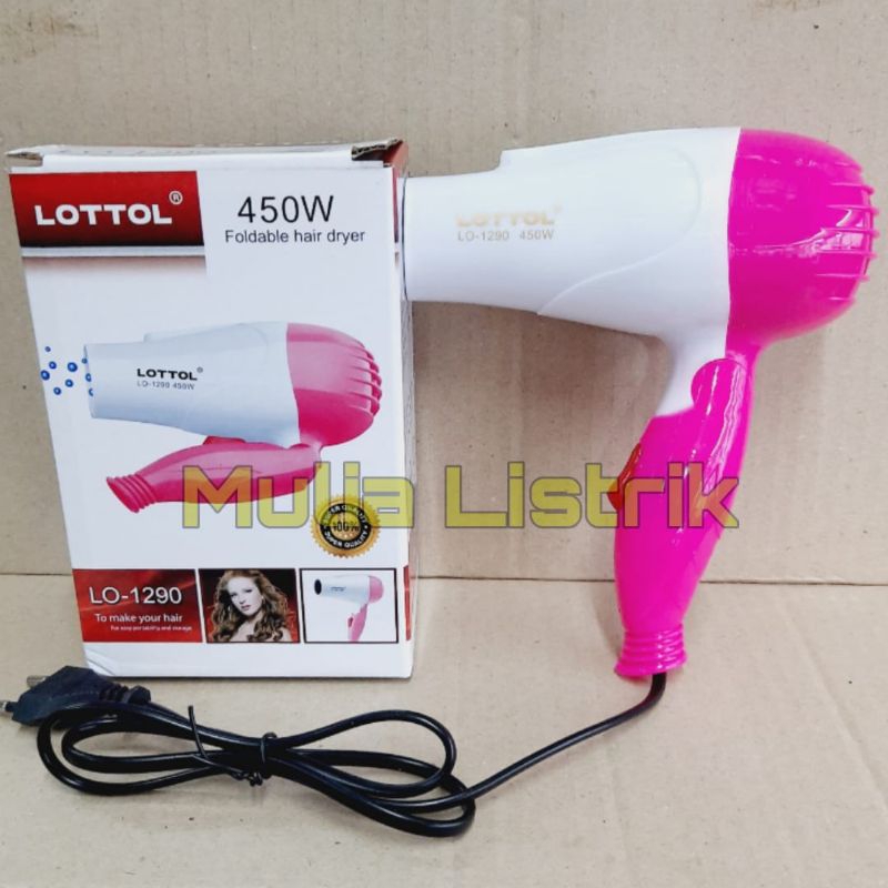 Hairdryer lipat hairdryer pengering rambut