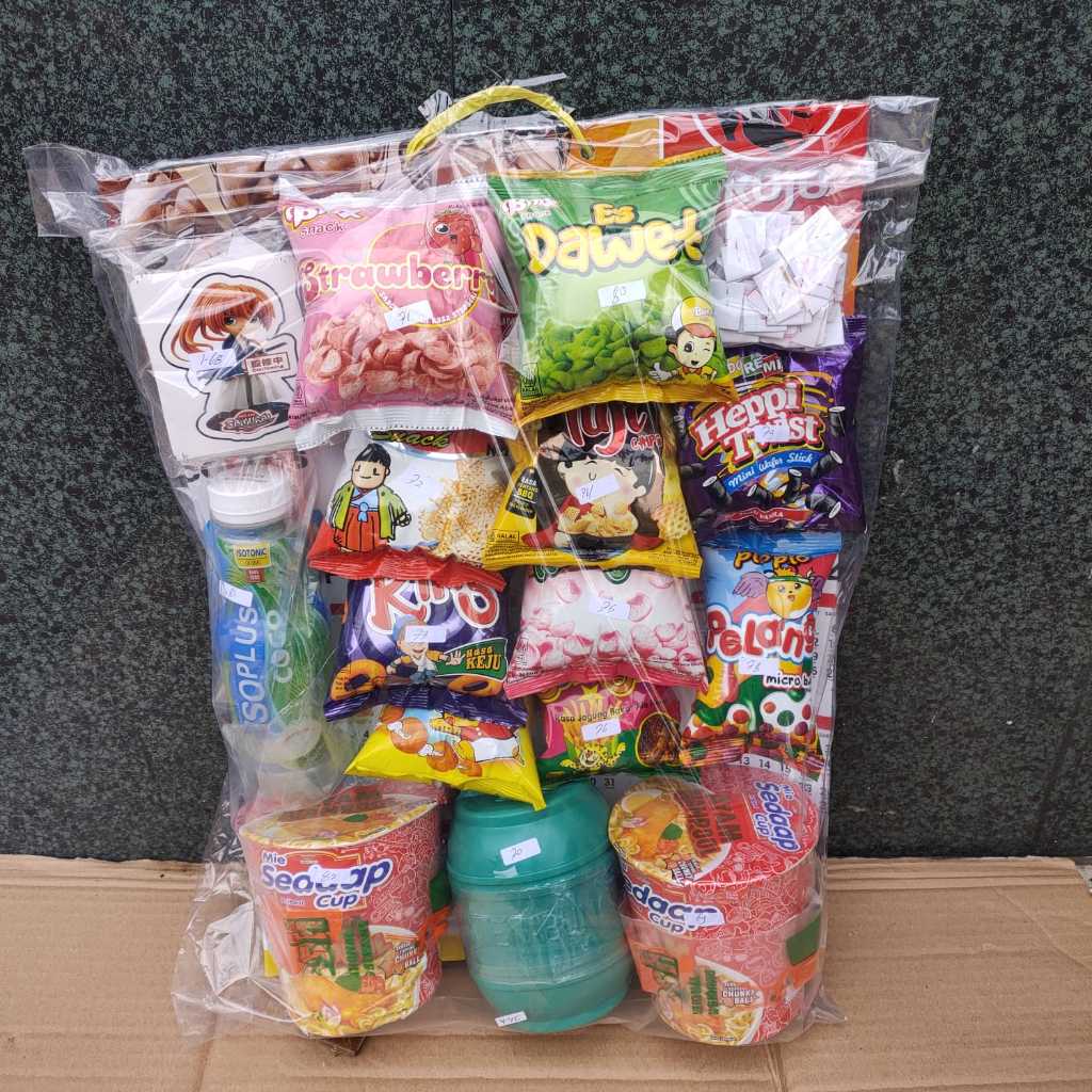 

Lotre Makanan - Jajanan Anak Undian Berhadiah - Lotre Snack - GOSEND