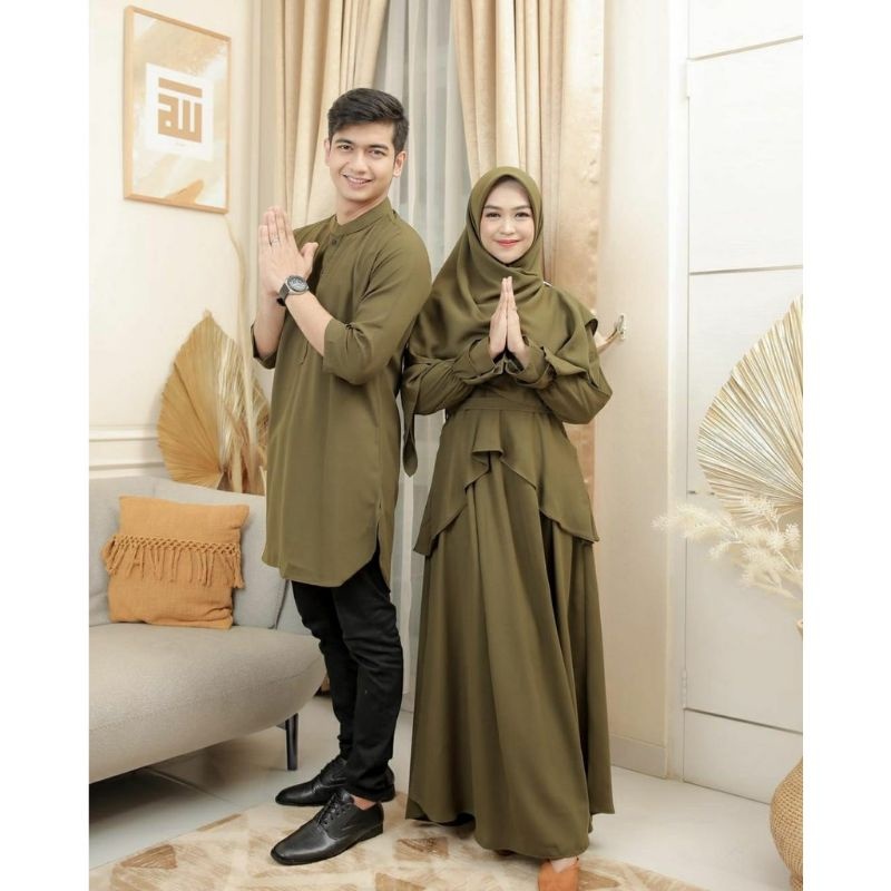 [KLS] Gamis Syarii Couple | GAMIS COUPLE PASANGAN SUAMI ISTRI TERBARU | GAMIS COUPLE PASANGAN SUAMI 