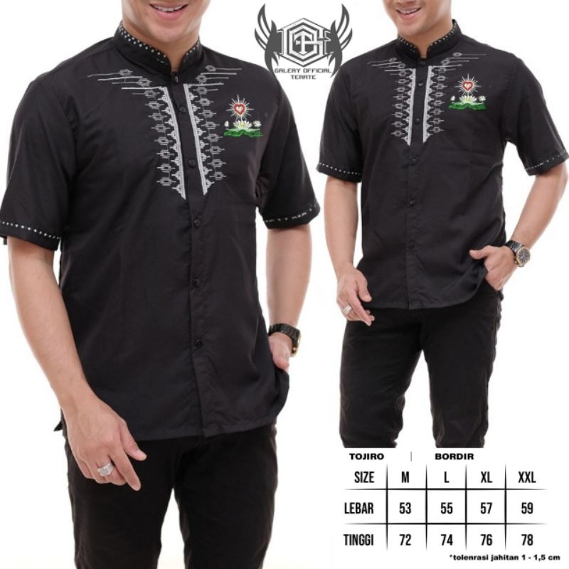 BAJU KOKO PSHT // BAJU KOKO PRIA DEWASA // BAJU KOKO LENGAN PENDEK // BAJU KOKO LENGAN PANJANG