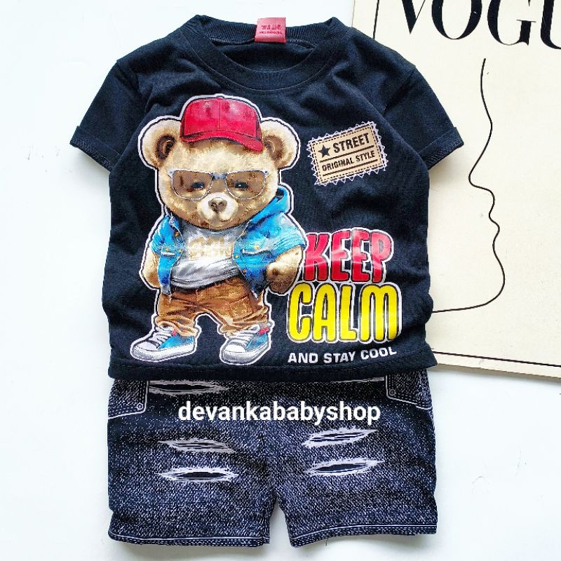 BAJU ANAK COOL BEAR FASHION ANAK LAKI LAKI UNTUK UMUR 1-10 TAHUN