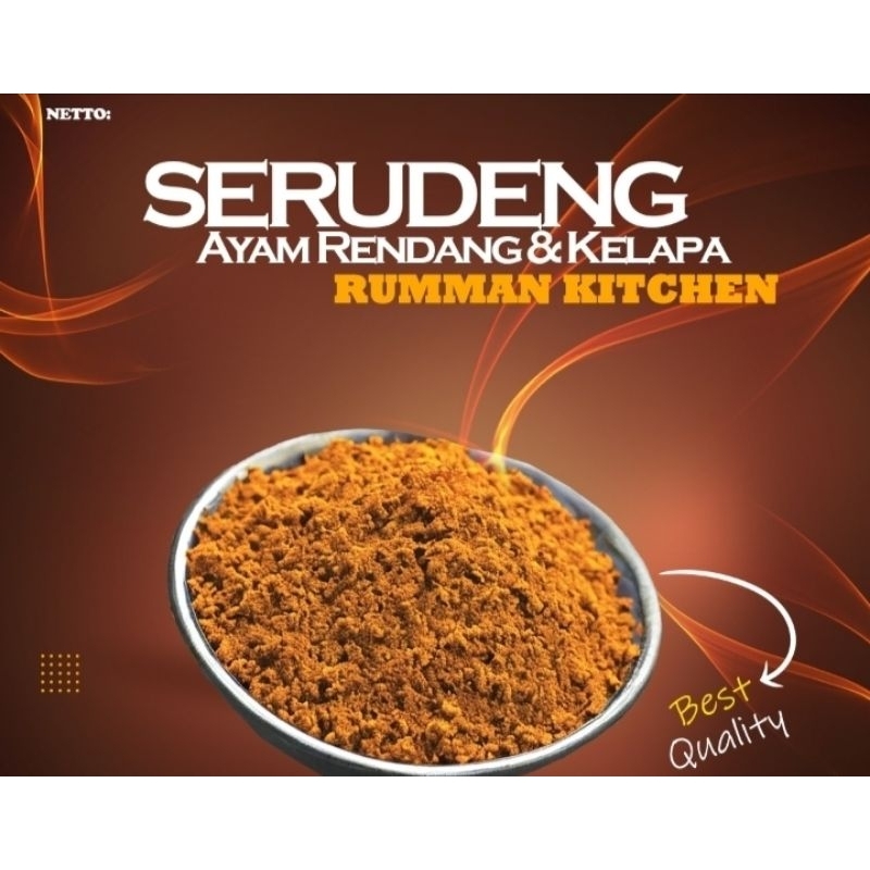 

Serundeng Ayam Rendang Rumman's Kitchen 500gr
