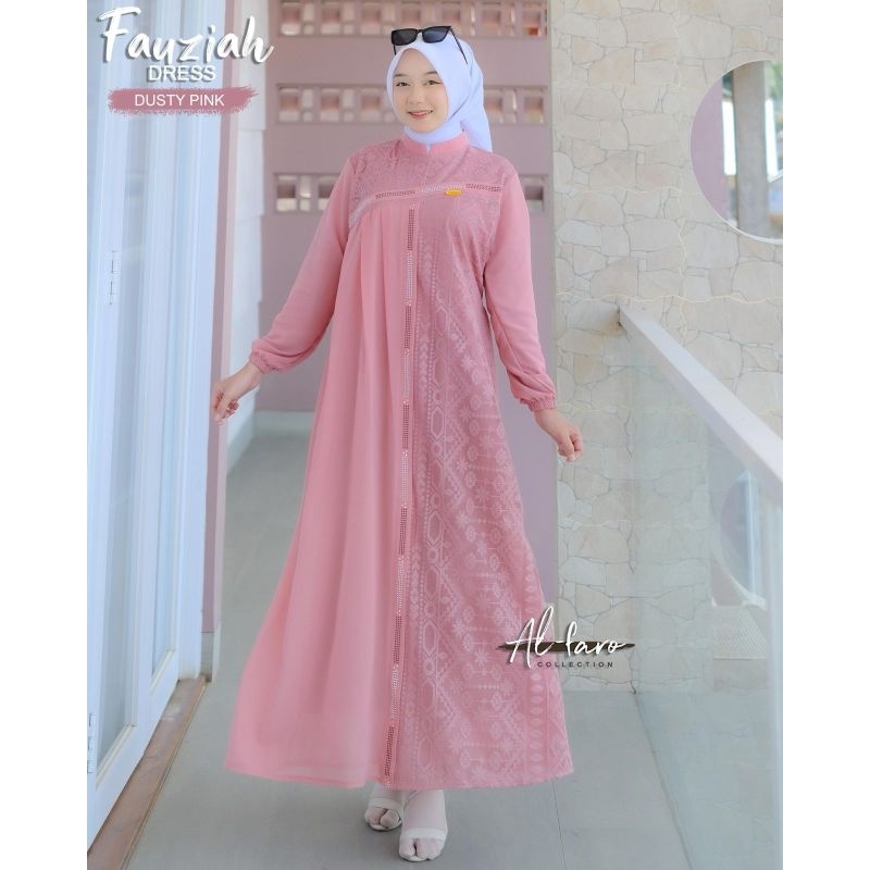 Gamis kekinian fauziah dress by Al f@ro