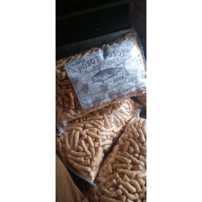 

Kerupuk posot posot ikan tongkol