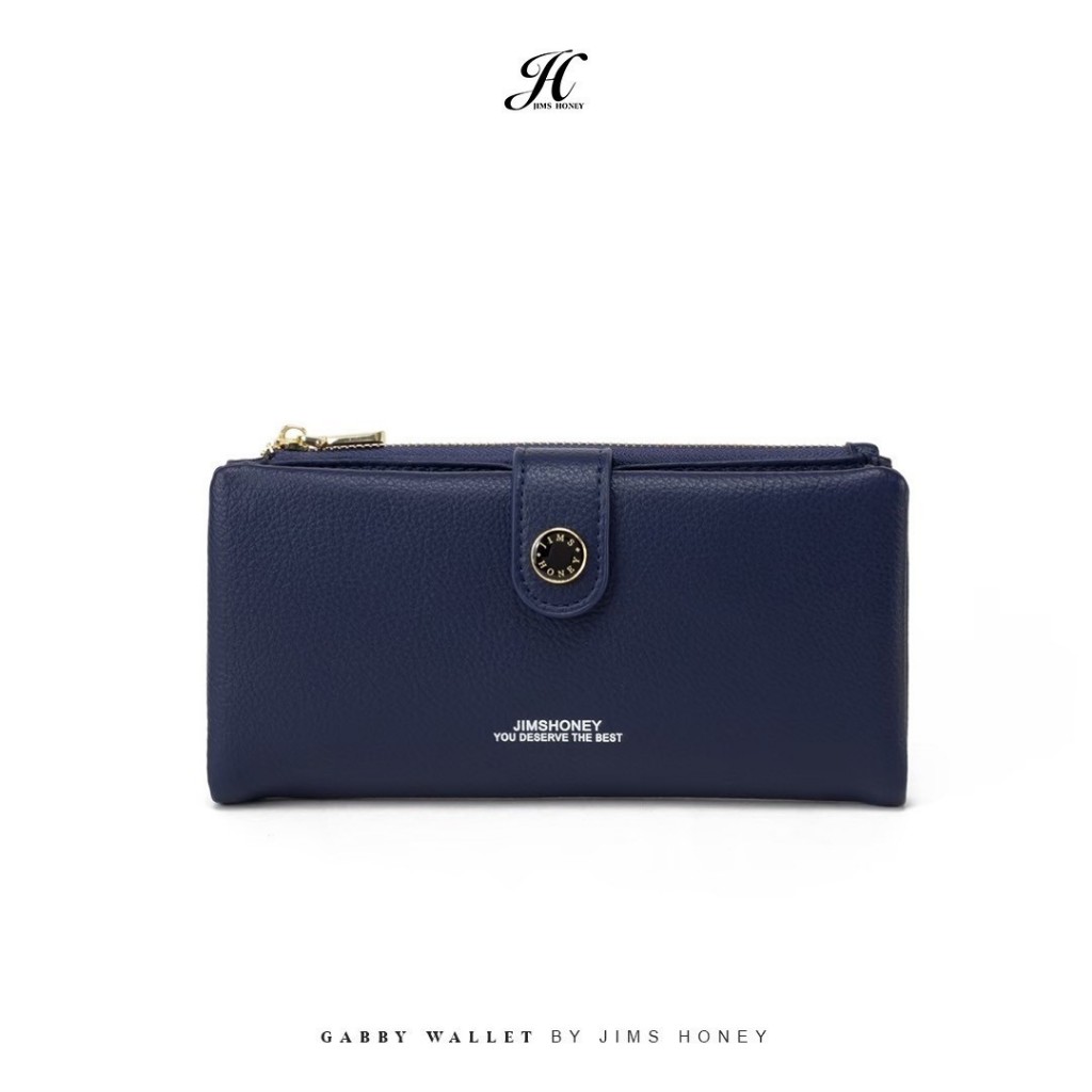 JIMS HONEY GABY WALLET Dompet Lipat Panjang Wanita Cewek Fashion Jimshoney Casual Terbaru