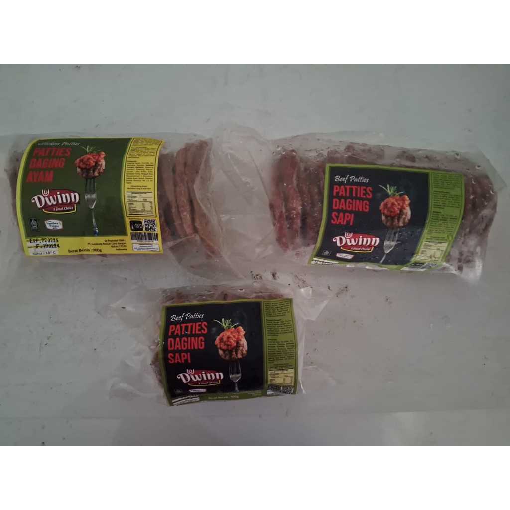 

Dwinn Daging Patty Ayam/ Sapi