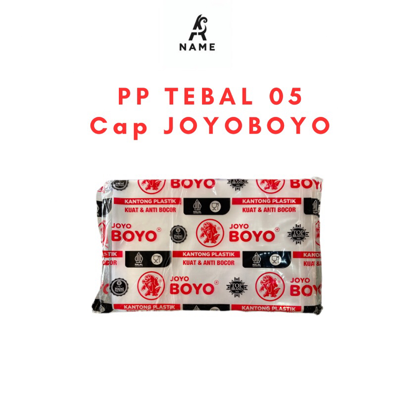 Plastik PP Food Grade Joyo Boyo 05 Micron - Kemasan Kue Kering / Makanan [8x15 / 10x20 / 12x25 / 20x