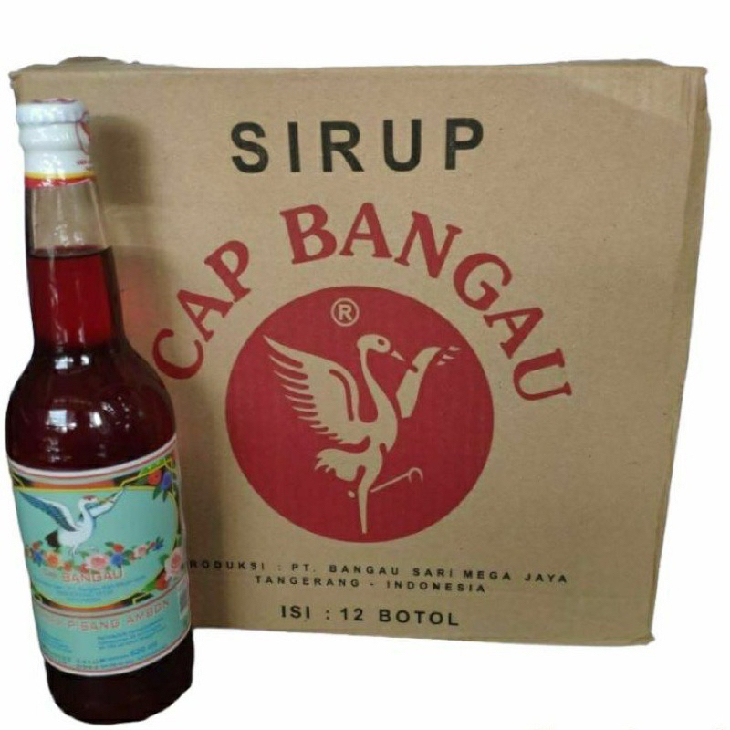 

Syrup Cap Bangau rasa Pisang Ambon 1 dus