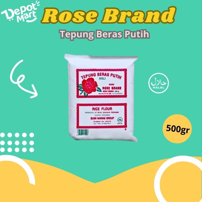 

Rose Brand Rice Flour Tepung Beras 500g Depot Mart