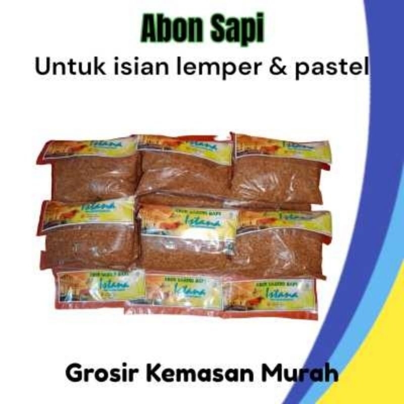 

(READY) ABON SAPI TABUR UNTUK ISIAN SNACK LEMPER SUMPIA UDANG DAN LAINNYA