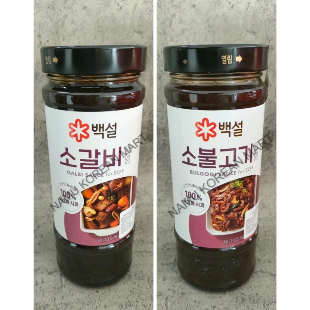 

CJ Beksul Korean BBQ Sauce Bulgogi Marinade 500gr / CJ Beksul Korean BBQ Sauce Kalbi / Saus Marinasi Daging Korea