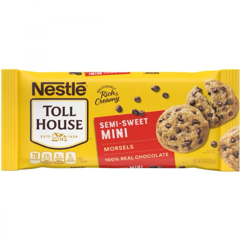 

NESTLE Toll House Semi Sweet Mini Morsels Chocolate Chips 283g