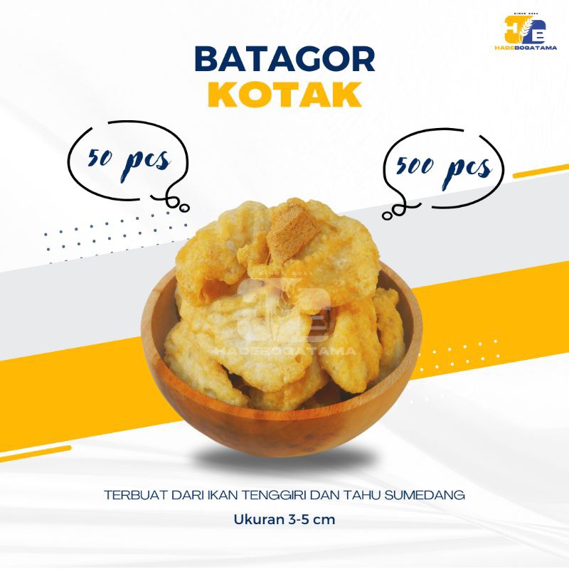 

Batagor Kotak 50 Buah (BKS) Batagor Bulat Batagor Tahu