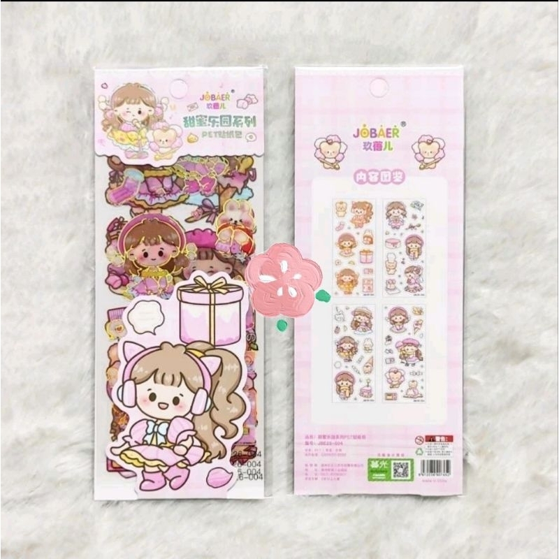 

Stiker Glitter Momo Aesthetic isi 4lbr
