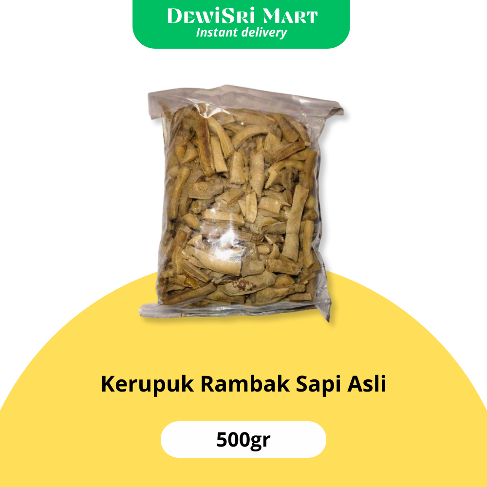 

Krupuk Rambak Sapi Asli 500gr - Dewi Sri Mart