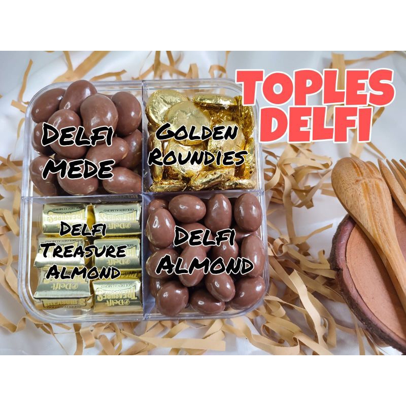 

Coklat merk Delfi || Delfi Mede,almond,treasure,dan golden rounce || coklat enak||skat 4