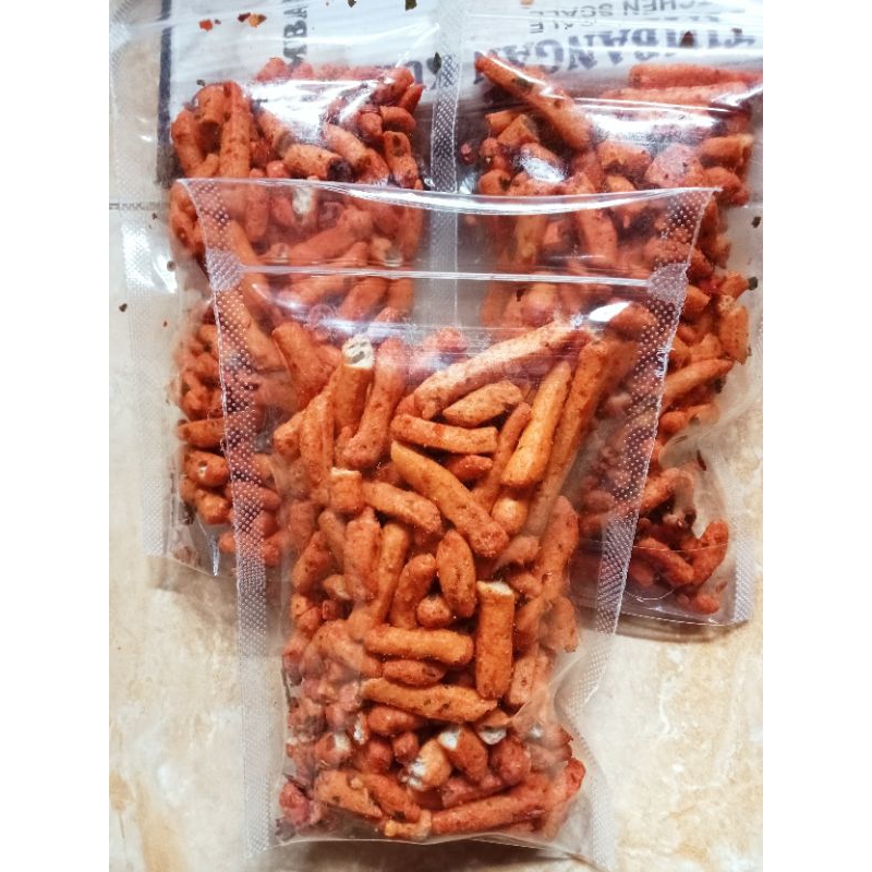 

Basreng viral sajodo pedas daun jeruk kemasan repack 100 gram