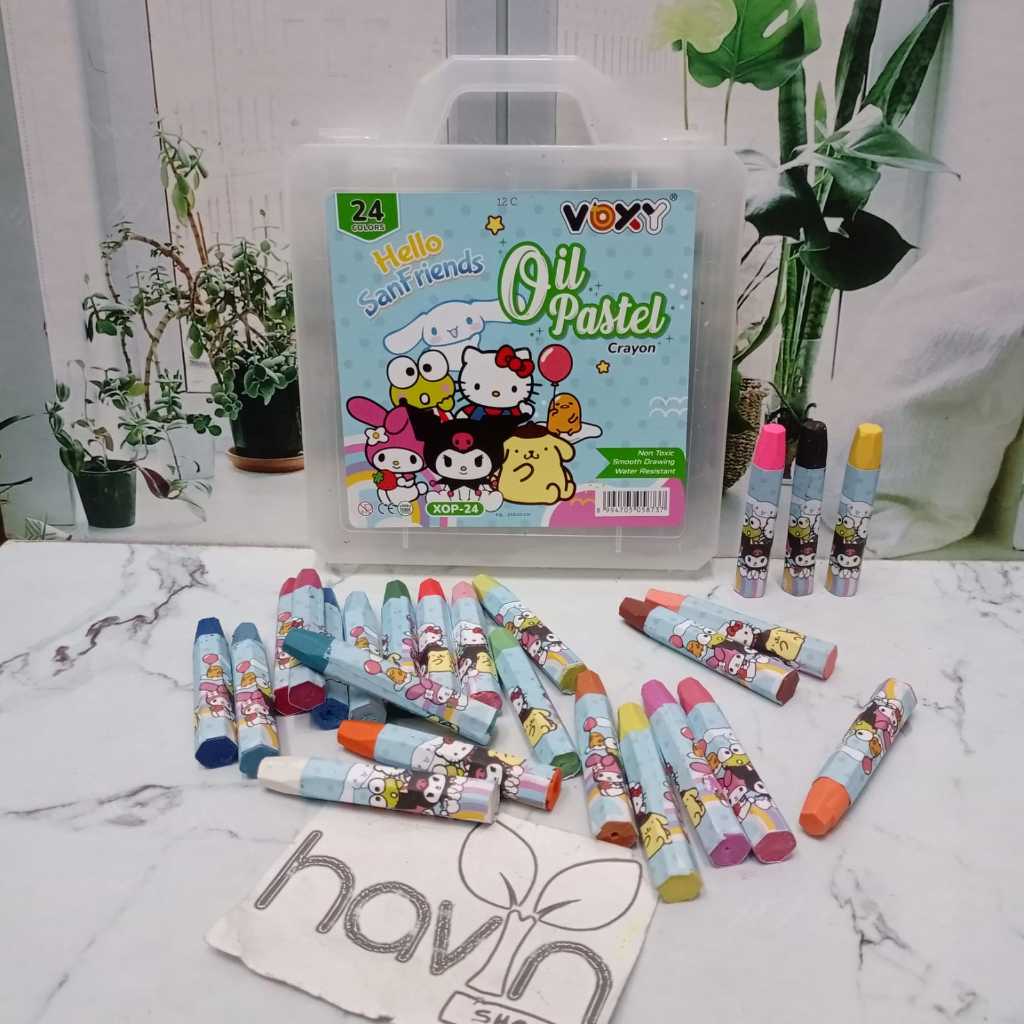 

tyvf CRAYON 24 WARNA/KRAYON/OIL PASTEL