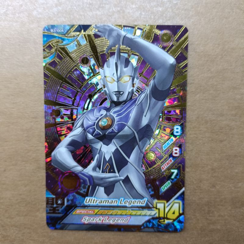Kartu Ultraman Legend B3-004 - Ultraman Fusion Fight R/B Ver.03 Ultra rare