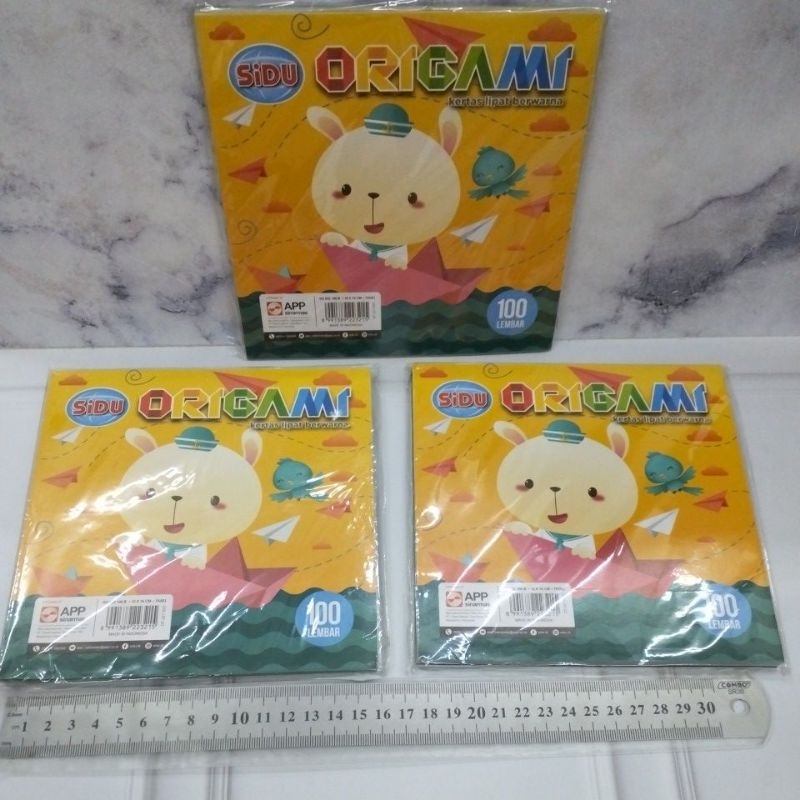 

Kertas Lipat Berwarna Origami Isi 100 Lembar