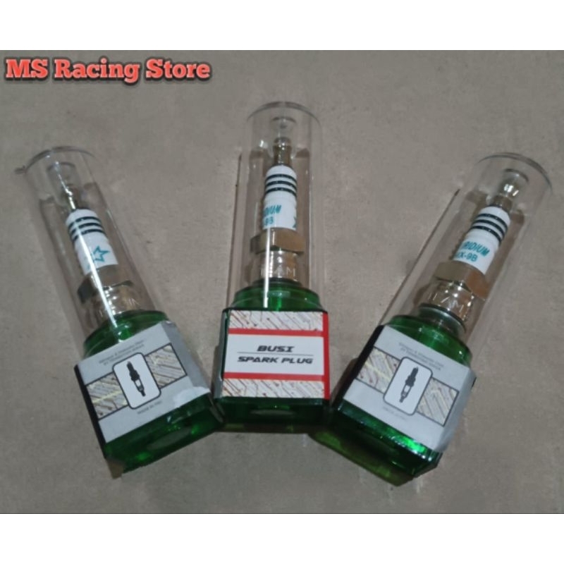 Busi Racing BRT Super busi iridium Vega/Mio Karbu/Jupiter Head Std/Mio J/Fino/Free go/Nouvo/X-Ride