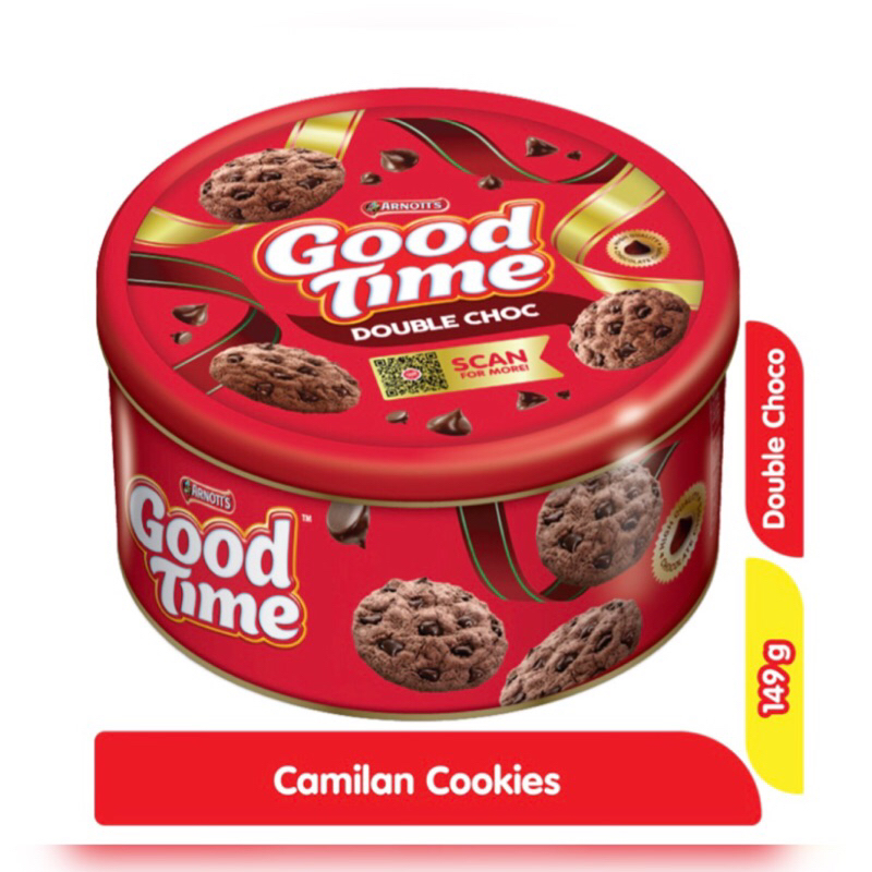 

GOODTIME COKLAT 149G / CEMILAN MURAH / KUE LEBARAN KUE THR KUE PROMO