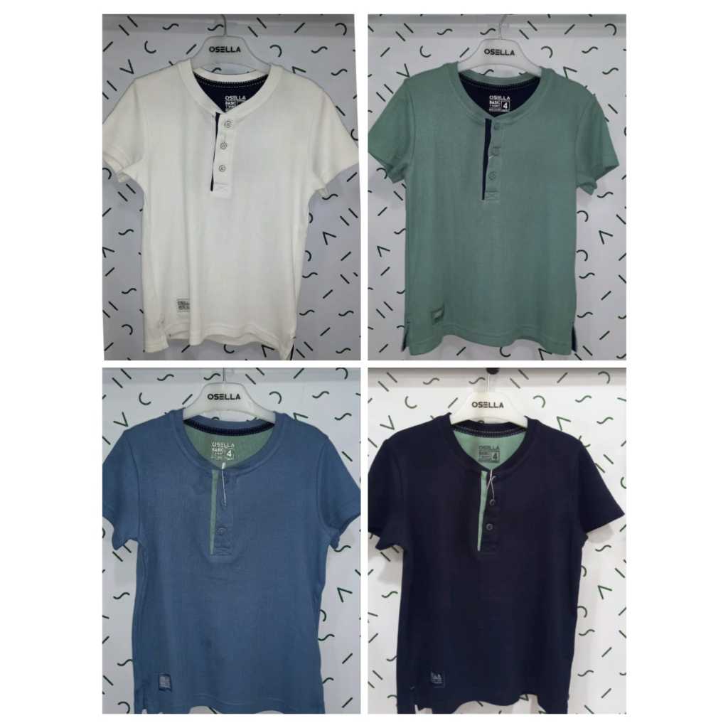 BAJU ANAK LAKI-LAKI KAOS OSELLA KIDS ORIGINAL SIZE 4 – 16 TAHUN