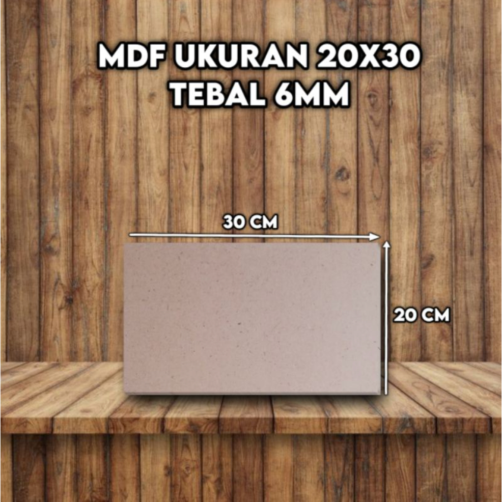 Papan Kayu MDF Bulat Kotak Bisa Buat Jam Bulat Hiasan Dinding tebal 6 mm plus cowak dan gantung