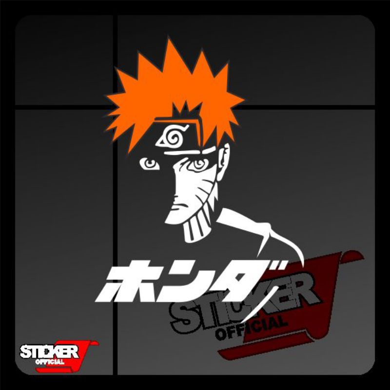 sticker naruto, sticker anime, cutting sticker anime, naruto