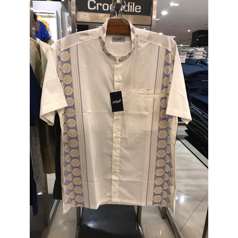 "BIG SALE" Baju Koko Lengan Pendek Kemeja Pria Katun Crocodile Original 828-972