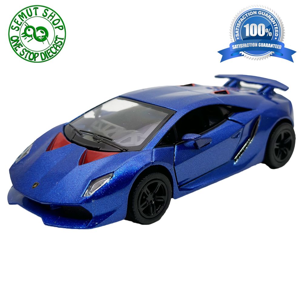 Kinsmart Lamborghini Sesto Elemento miniatur diecast mobil Lamborghini