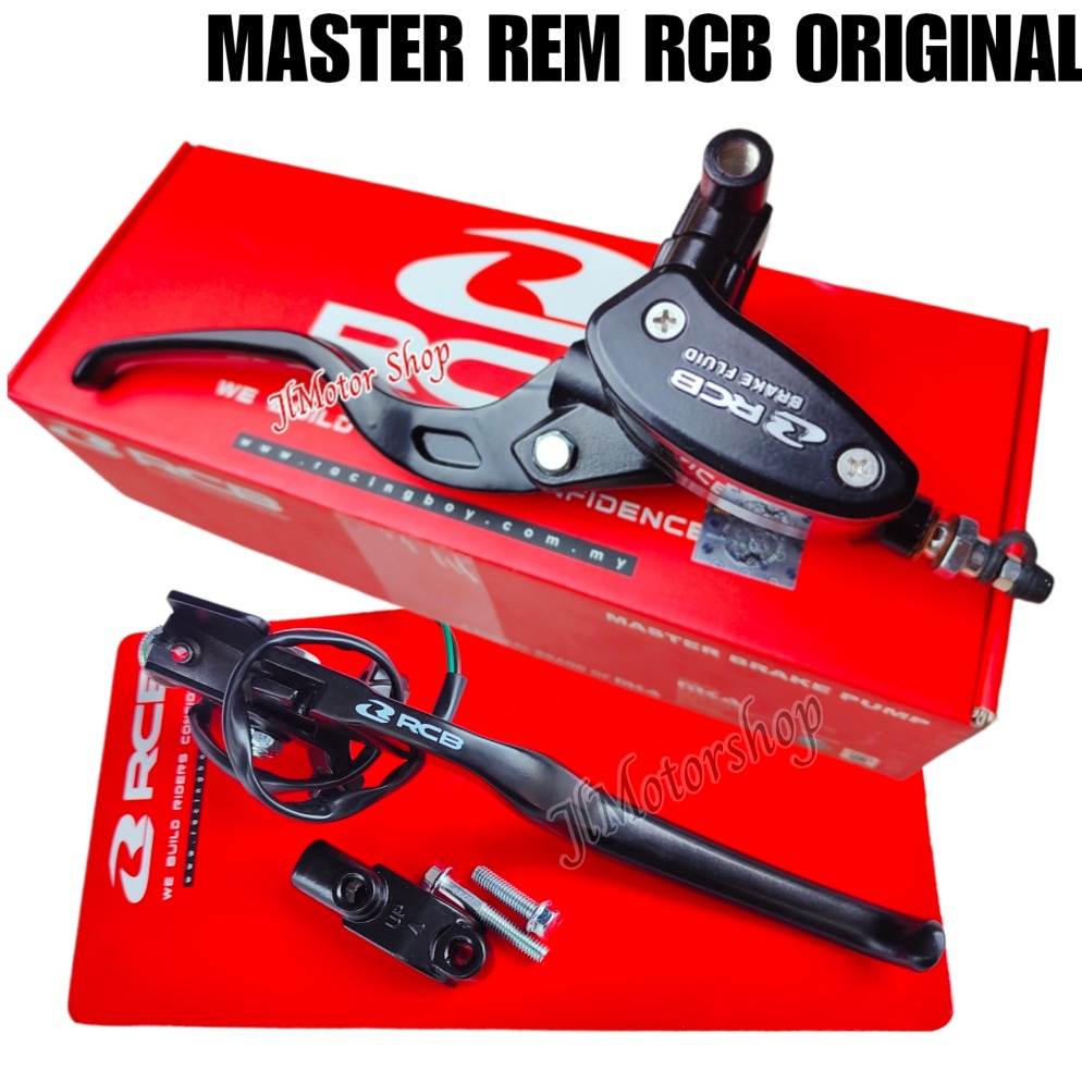 Langsung Atc MASTER REM RCB KANAN KIRI HANDLE KOPLING RCB OVAL DAN KOTAK  MASTER REM RCB KIRI KANAN 
