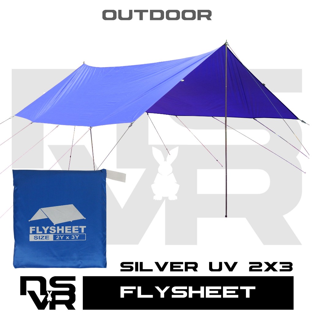flysheet tenda 200x300 flysheet pelindung tenda camping flysheet 2x3 waterproof