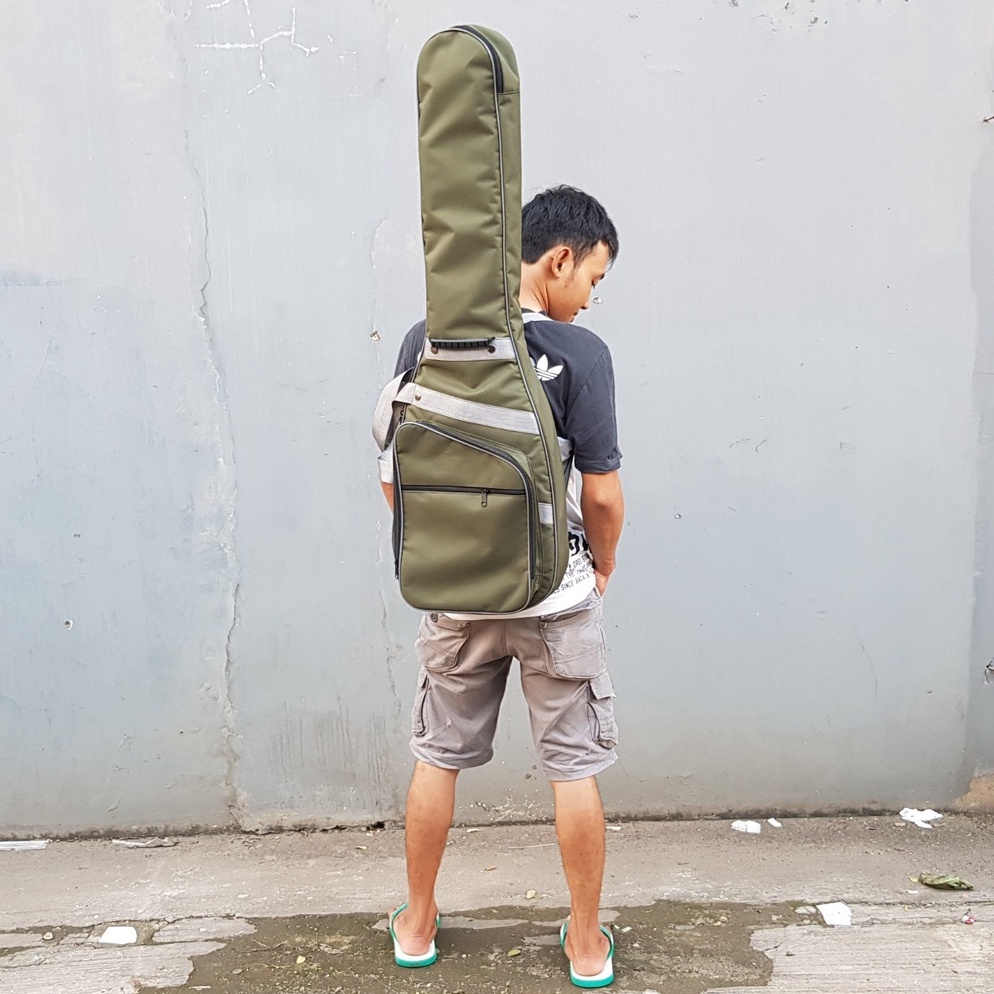Terpercaya Tas gitar listrik tebal anti air bass elektrik terbaru murah gigbag hardcase