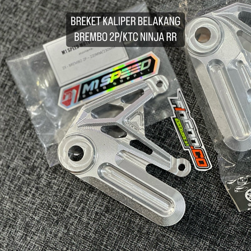 BREKET KALIPER BELAKANG CNC 2P BREMBO KTC PNP NINJA RR BREKET KALIPER BELAKANG NINJA RR CNC BREKET K