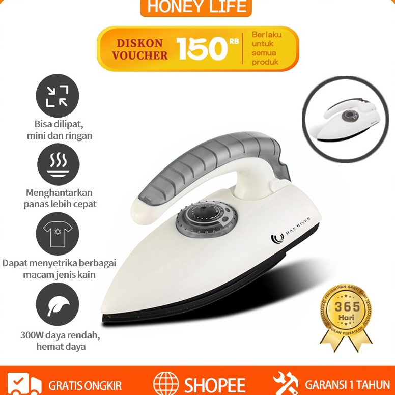 BEST PRODUCT SetrikaHan River Setrika Setrika Lipat Setrika mini IRON mini yang dapat dilipat dan ny